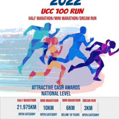 Announcing UCC 100 Run.