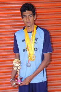 THIRD POSITION – SWIMMING MEN TEAM – MGU INTERCOLLEGIATE 2013-14