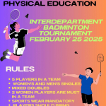 Inter Department Badminton Tournament