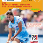 27th Dr. A.K. Baby Memorial South Zone Inter-Collegiate Hockey Tournament