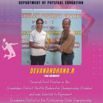 Congratulations to Devenandhana R.