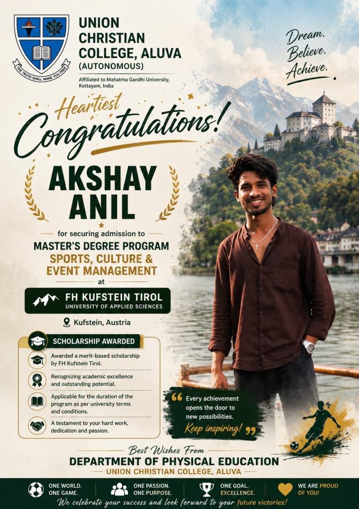 Congratulations to Akshay Anil