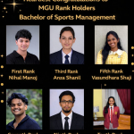 Congratulations to the UG Rank Holders