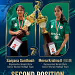 Congratulations to Sanjana and Meera