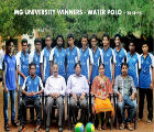 MG UNIVERSITY CHAMPIONS IN MEN WATER POLO 2014-15