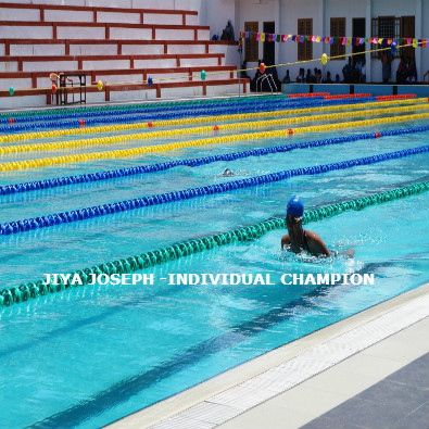 AQUATICS WOMEN – RUNNERS UP – M.G.UNIVERSITY (2015-16)