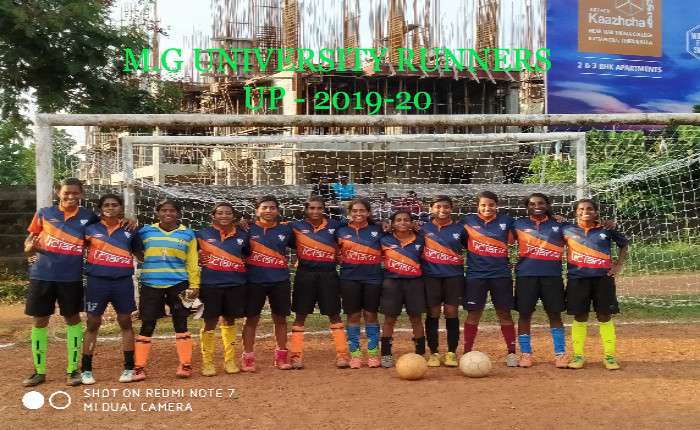 MGU WOMEN FOOTBALL – RUNNERS UP (2019-20)